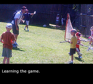 Learning the game.