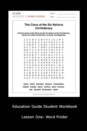 Education Guide Student Workbook - Lesson One: Word Finder