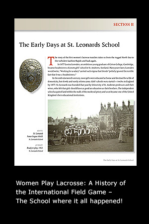 Women Play Lacrosse: A History of the International Field Game page 23