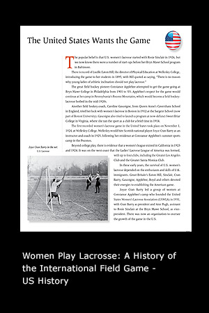 Women Play Lacrosse: A History of the International Field Game page 39